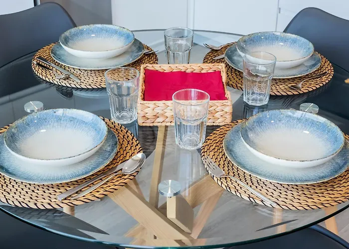 Alpesi faház Home2book Coastal Calm Eras Patio Rooftop